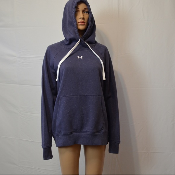 Under Armour Pullover Hoodie Blue/Purple Women’s Large - Picture 4 of 6